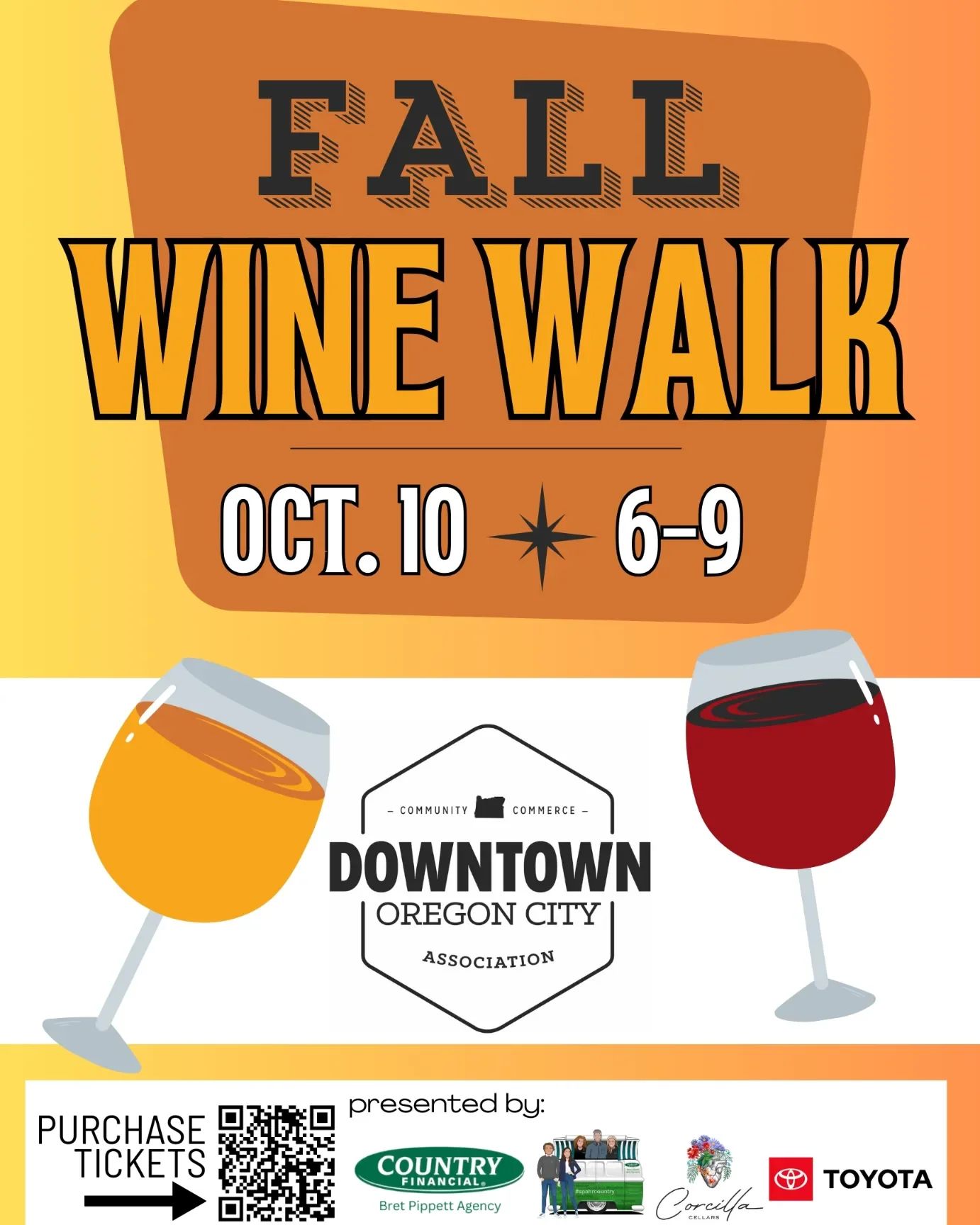 Fall Wine Walk in Oregon City, OR