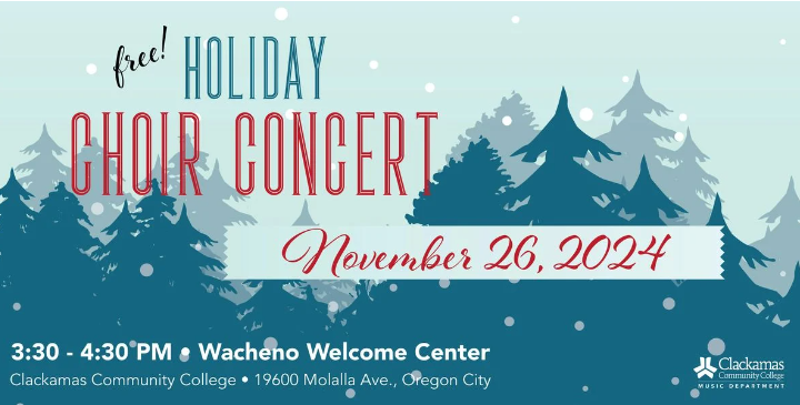 Celebrate the Season: Join the Holiday Choir Concert at Clackamas Community College