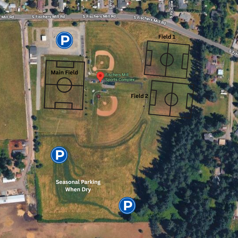 A panoramic view of Fischers Mill Sports Complex highlighting its impressive facilities.